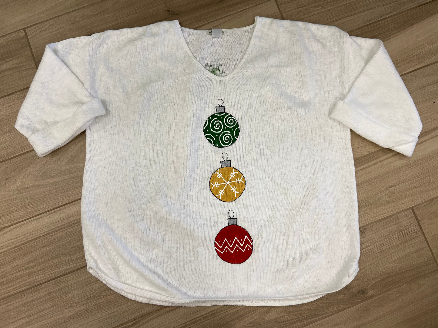 MoMo Sweater - Holiday Ornaments