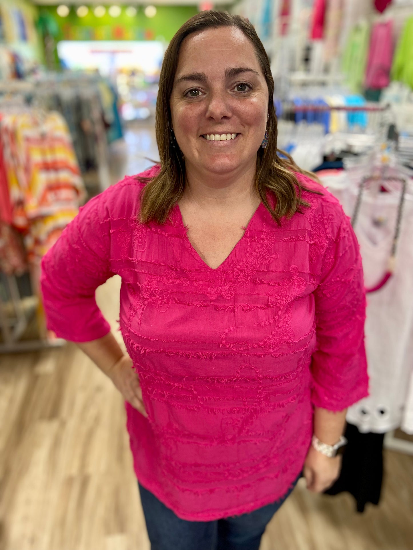 Cottonseed 390EM Tunic Top