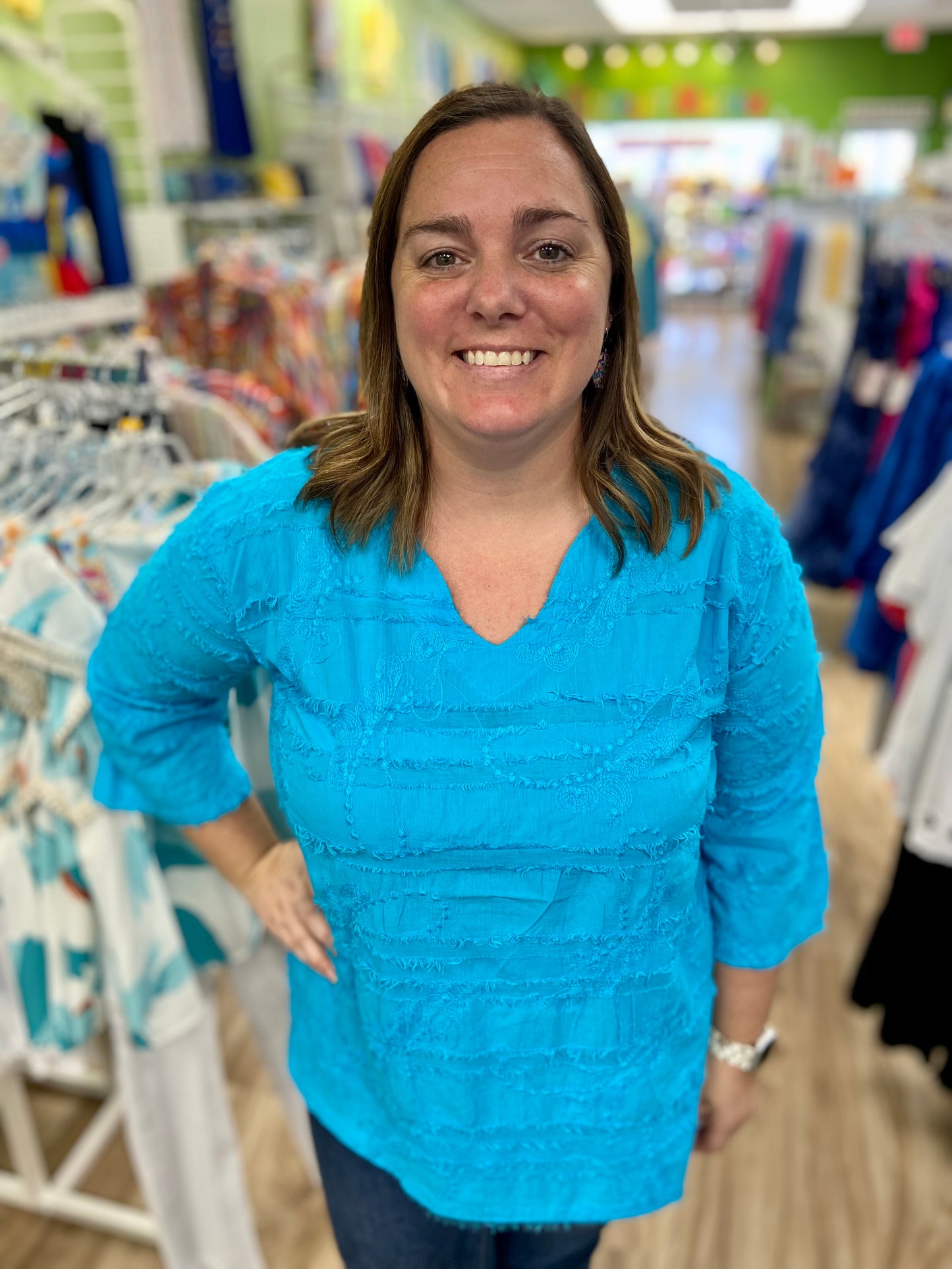 Cottonseed 390EM Tunic Top