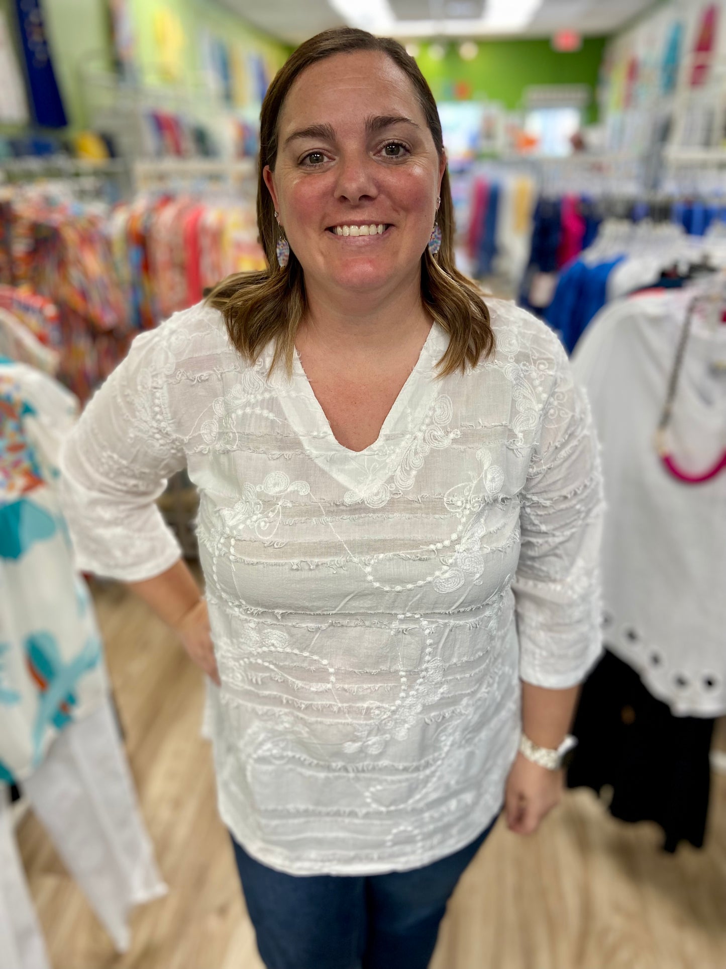 Cottonseed 390EM Tunic Top