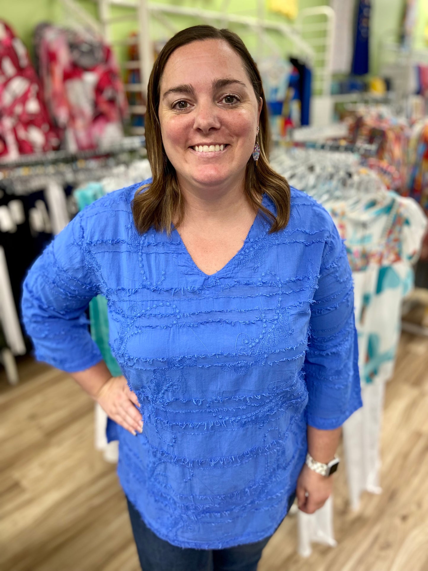 Cottonseed 390EM Tunic Top