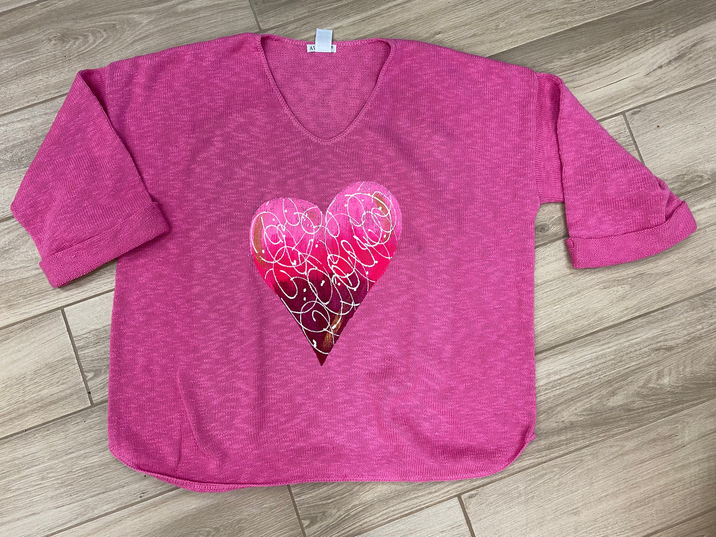 MoMo Sweater - Art Heart