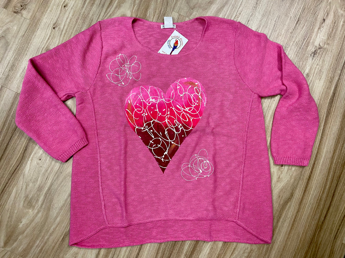 MoMo Sweater - Art Heart