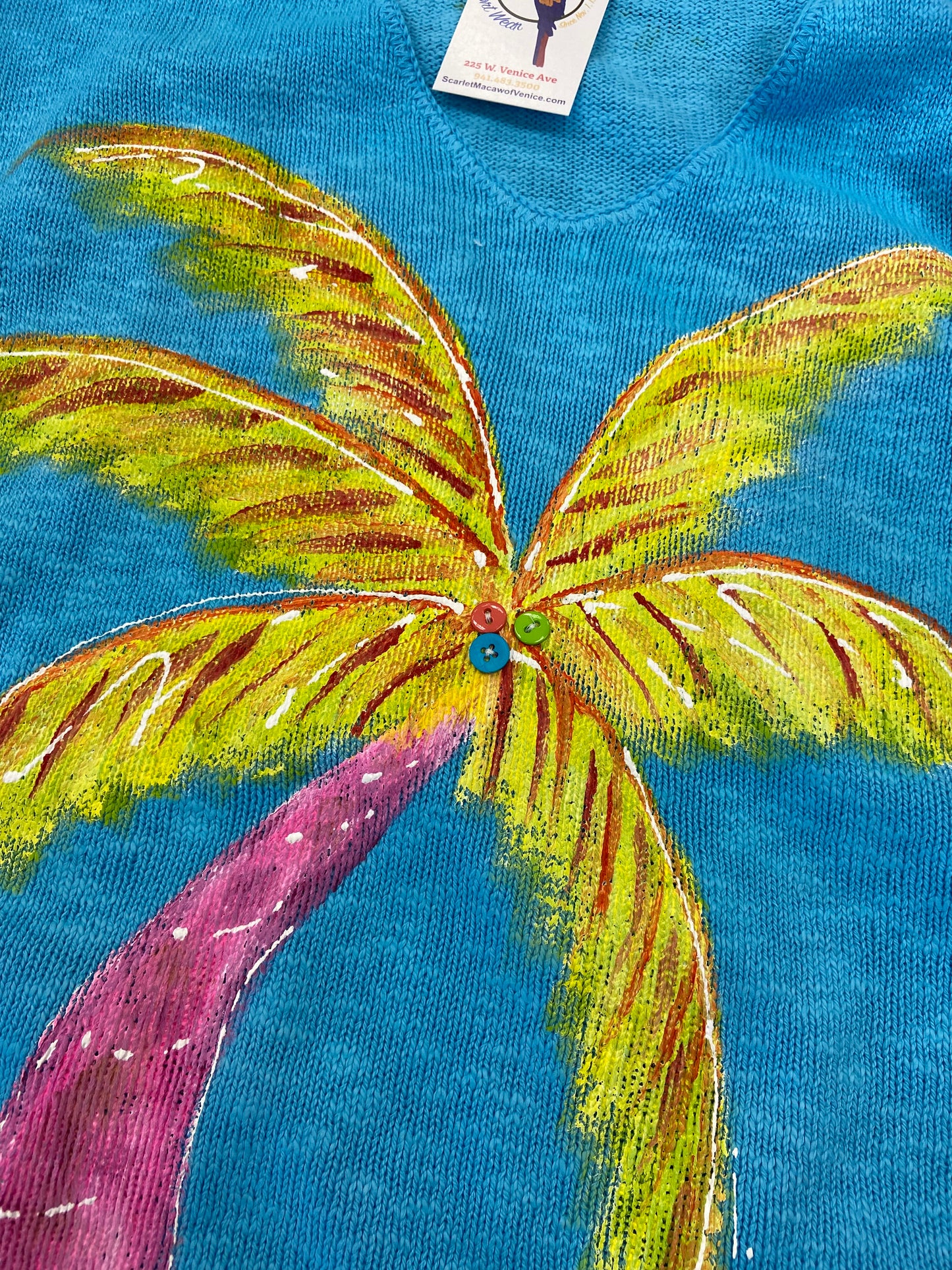 MoMo Sweater - Pop Palm