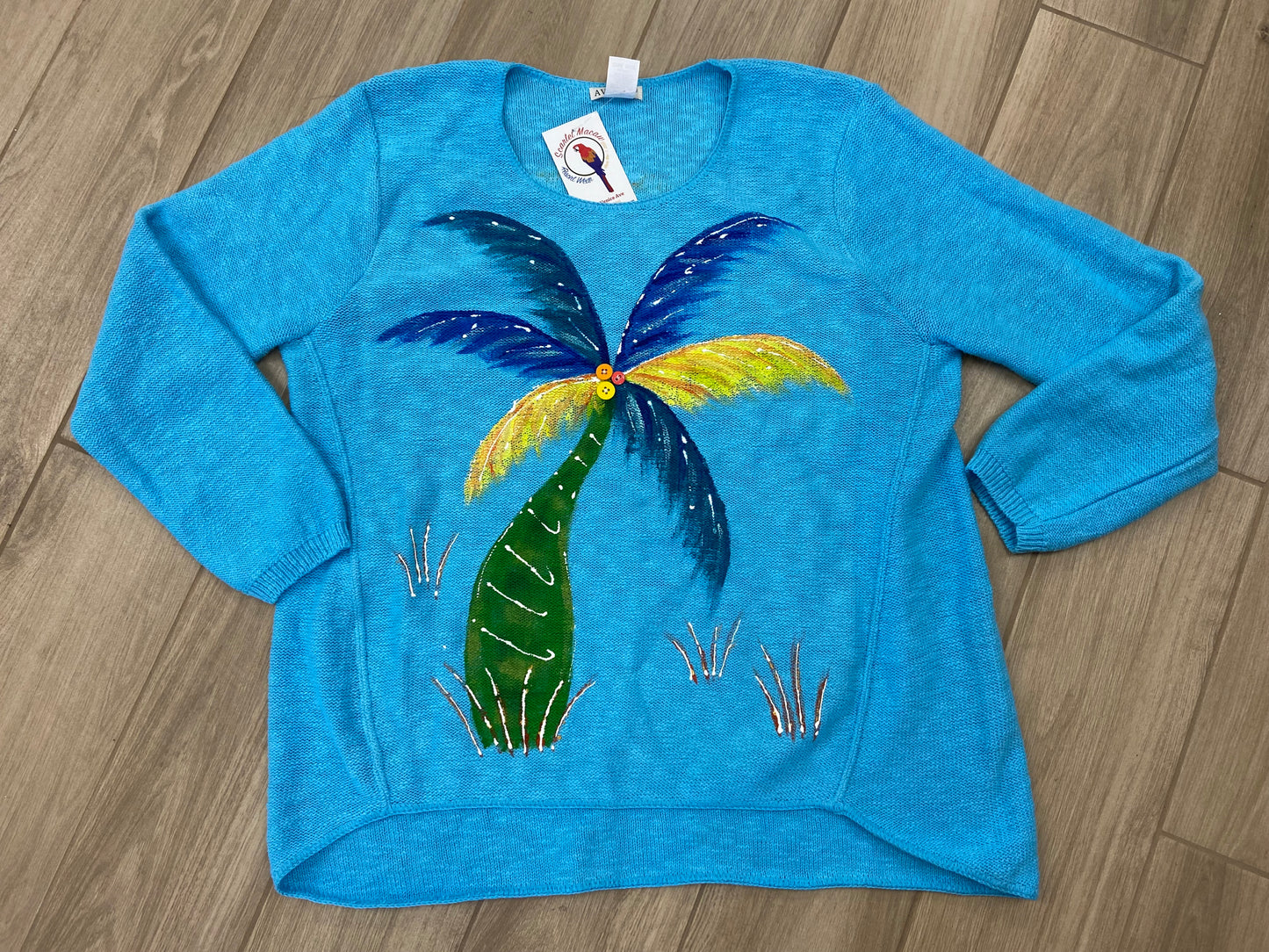 MoMo Sweater - Pop Palm