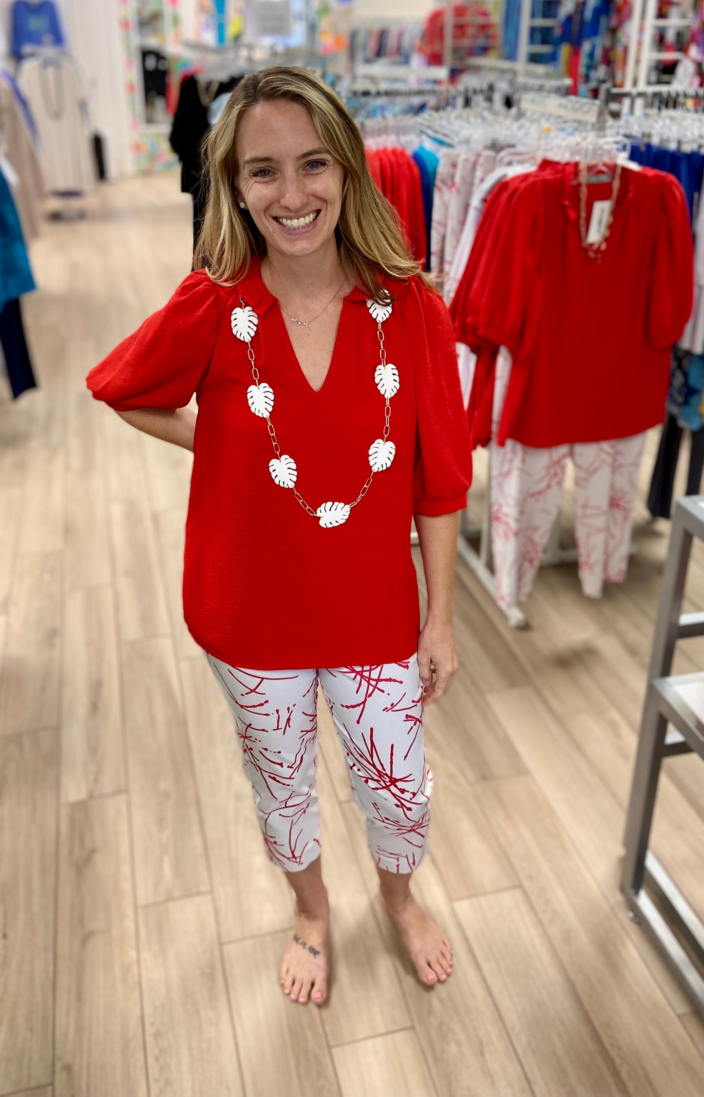 Pixi + Ivy Puff Sleeve Top