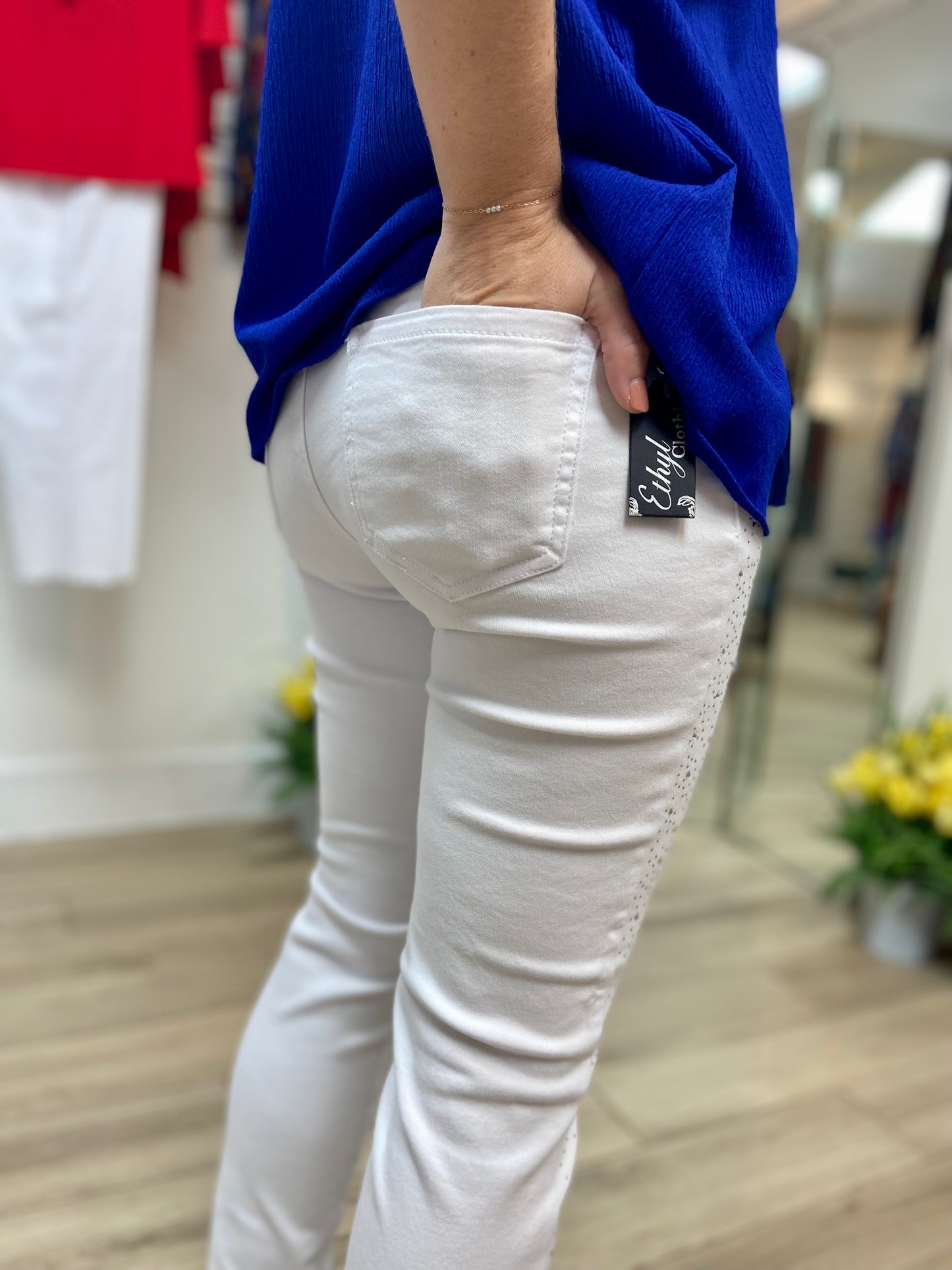 Euro P55 Sparkle Front Jeans