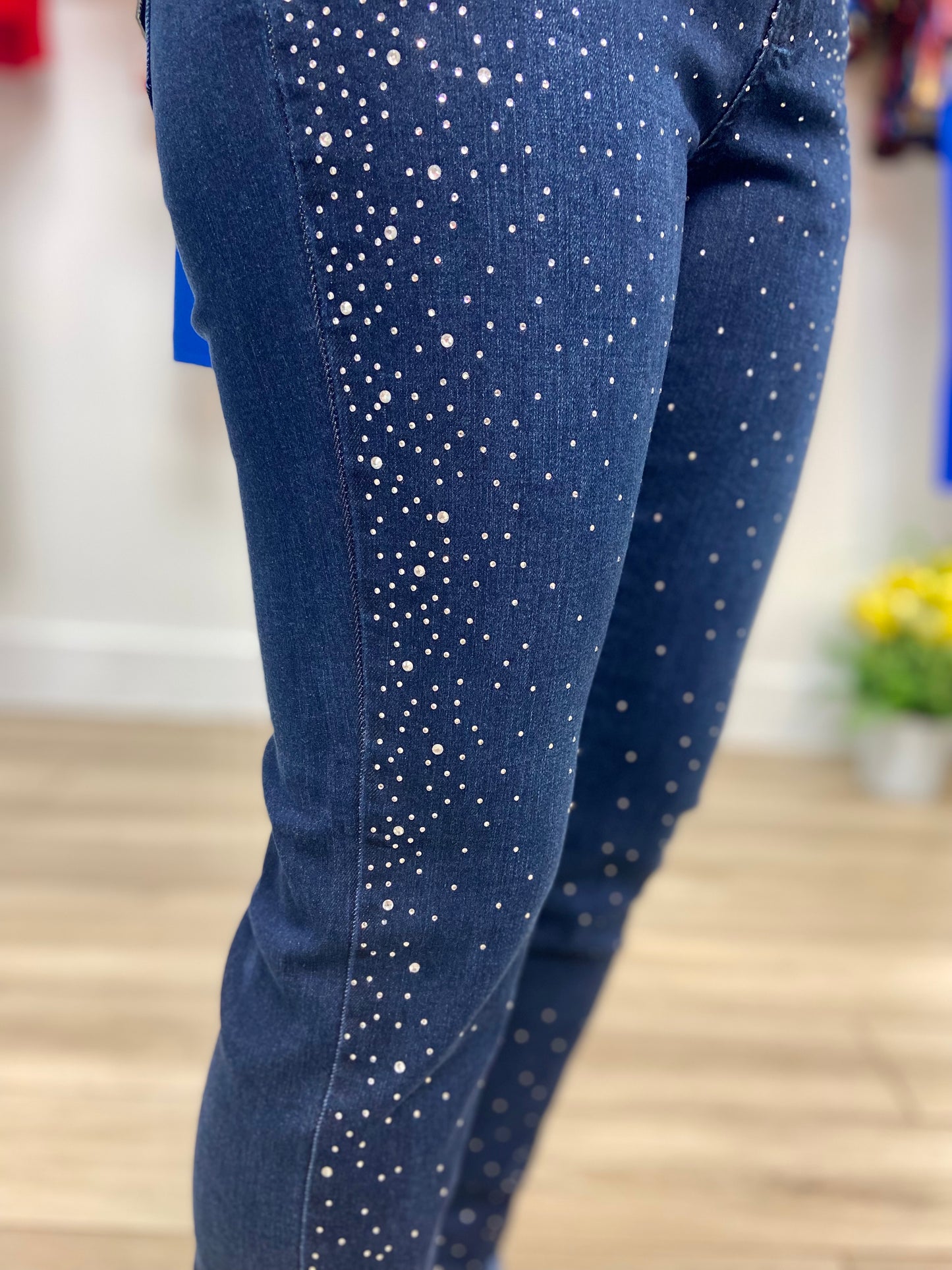 Euro P55 Sparkle Front Jeans