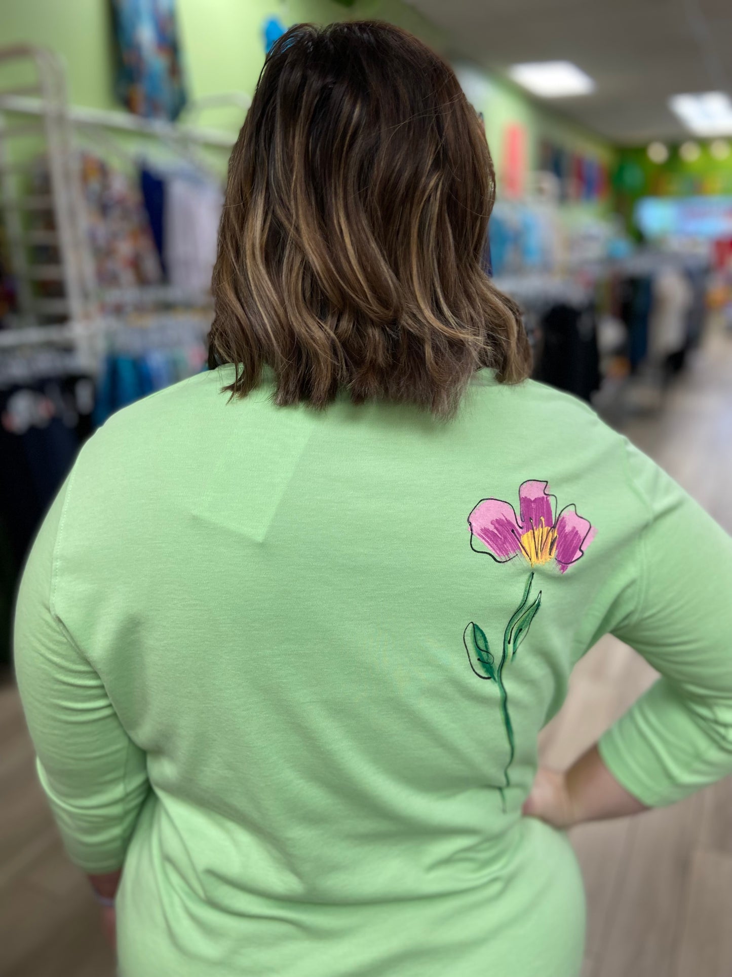 Victoria Orchid Trio Top