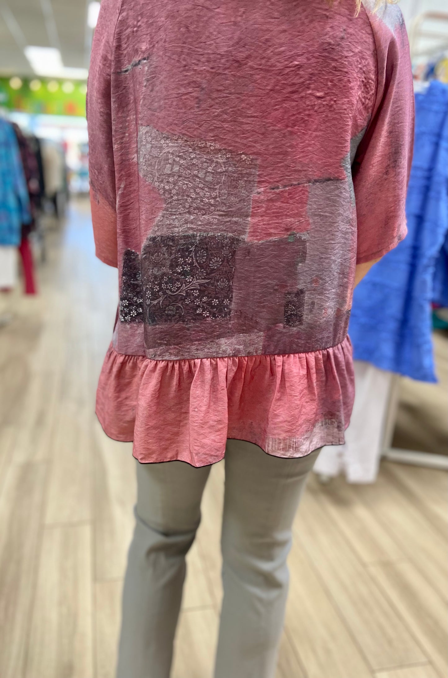 3 Potato 23VTP Pleat Back Top