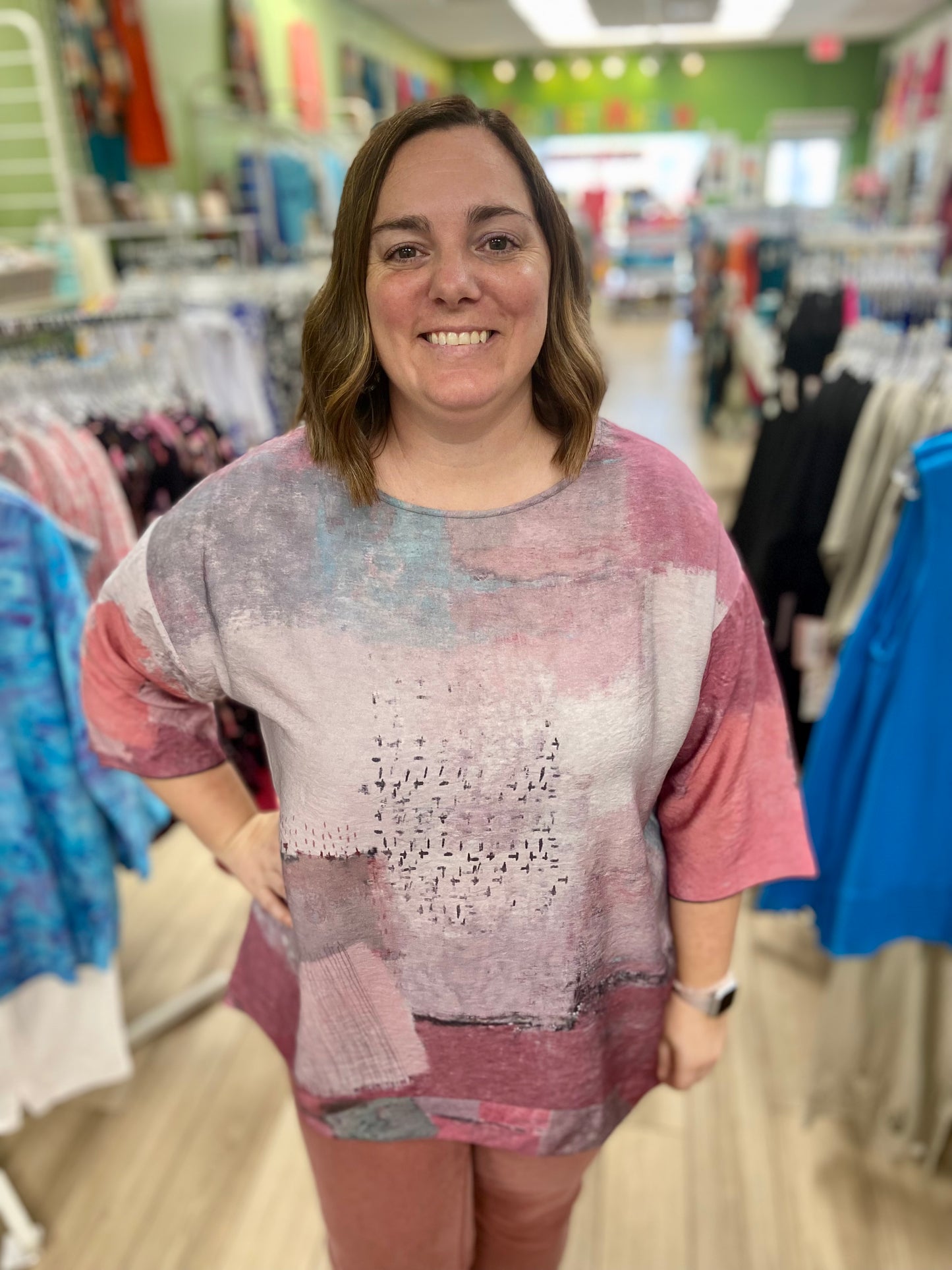 3 Potato A627 Tunic Top