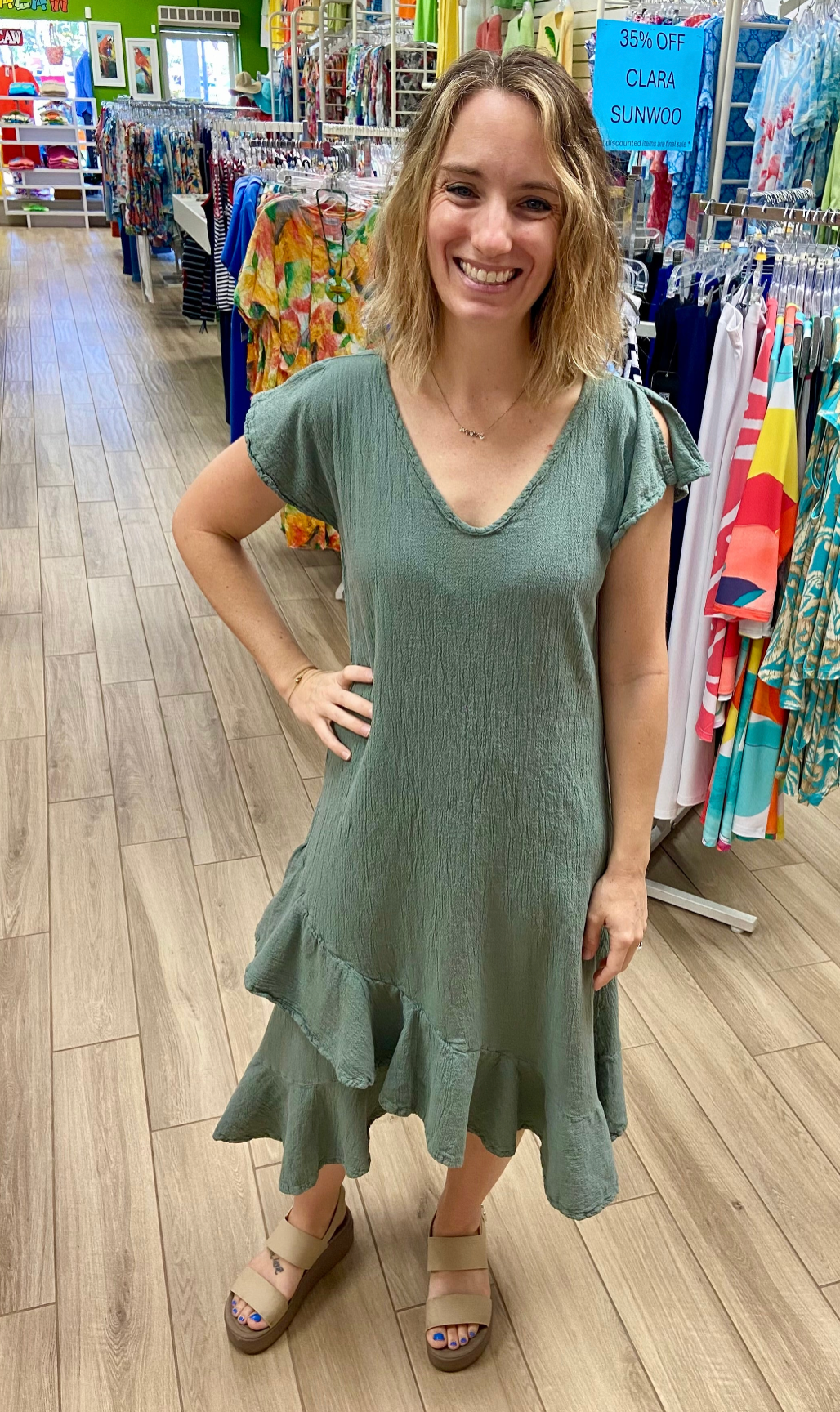 Dunes Tantalo Flutter Dress