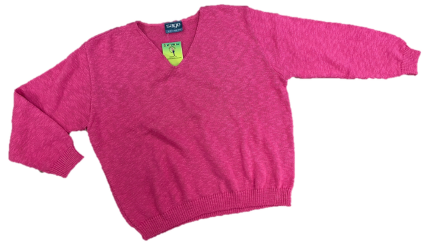 Sage 4000 V-Neck Crop Sweater