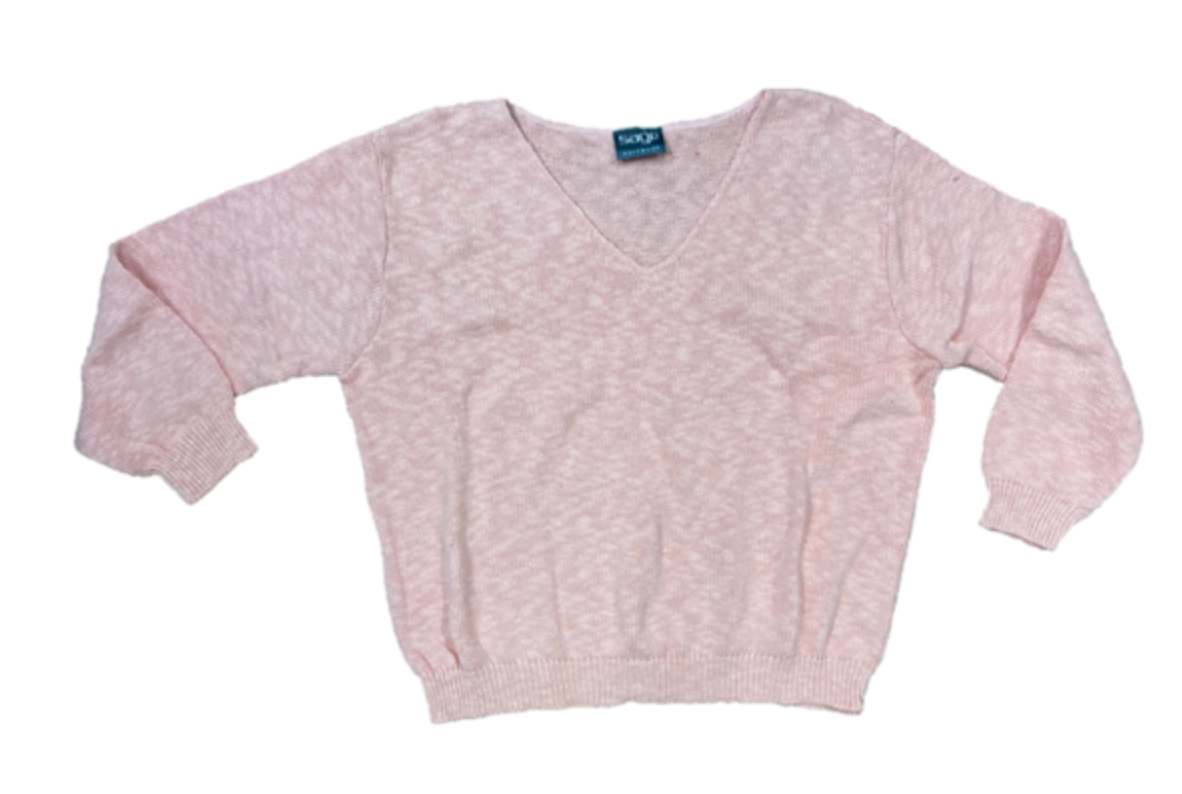Sage 4000 V-Neck Crop Sweater