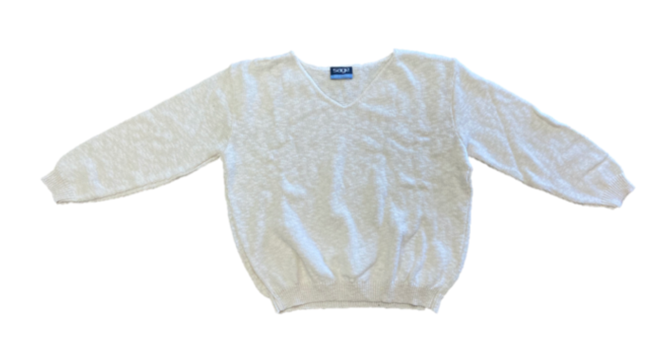 Sage 4000 V-Neck Crop Sweater