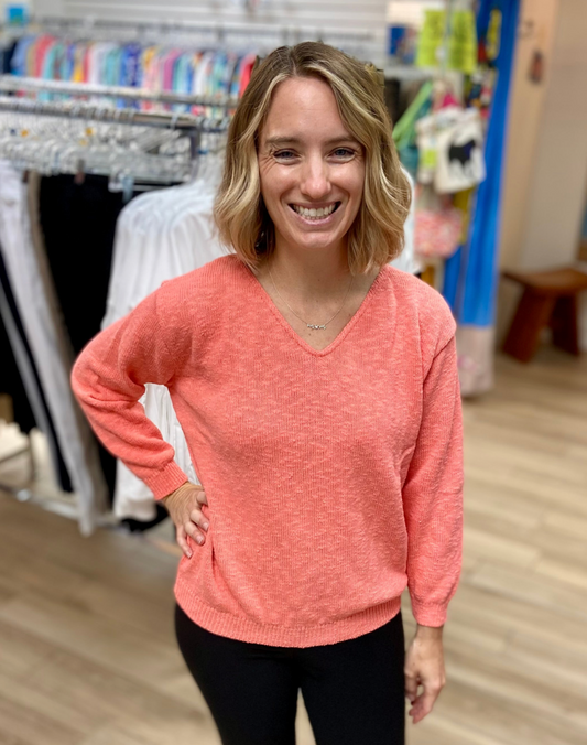 Sage 4000 V-Neck Crop Sweater