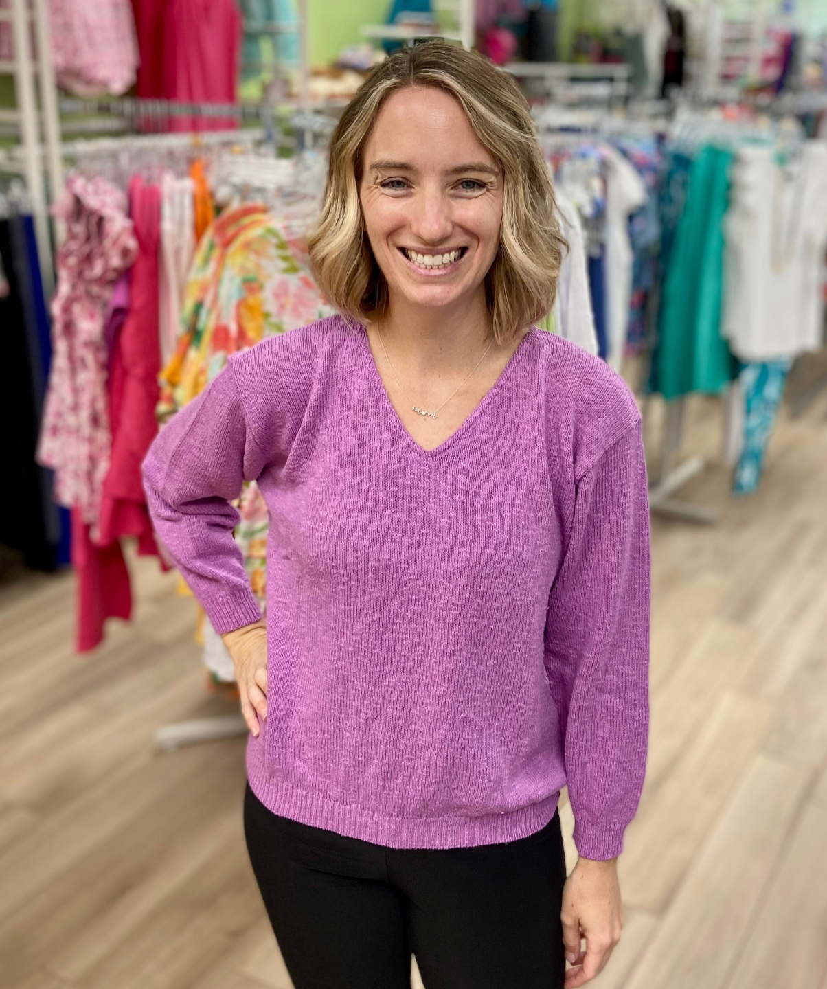 Sage 4000 V-Neck Crop Sweater