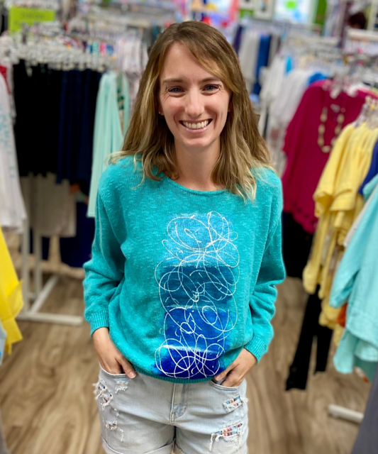 MoMo Sweater - Sea Swells