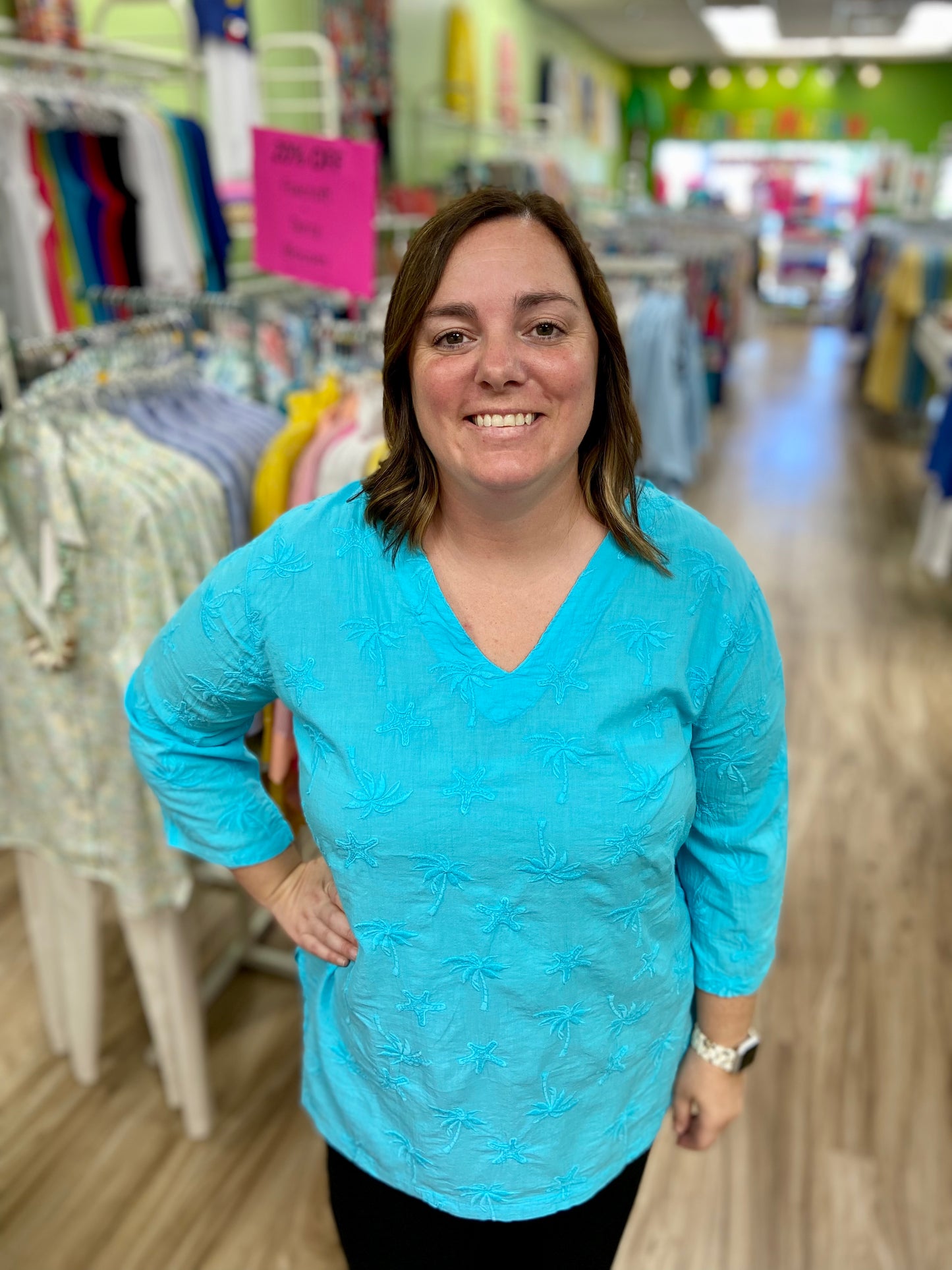 Cottonseed 395 Embroidered Top
