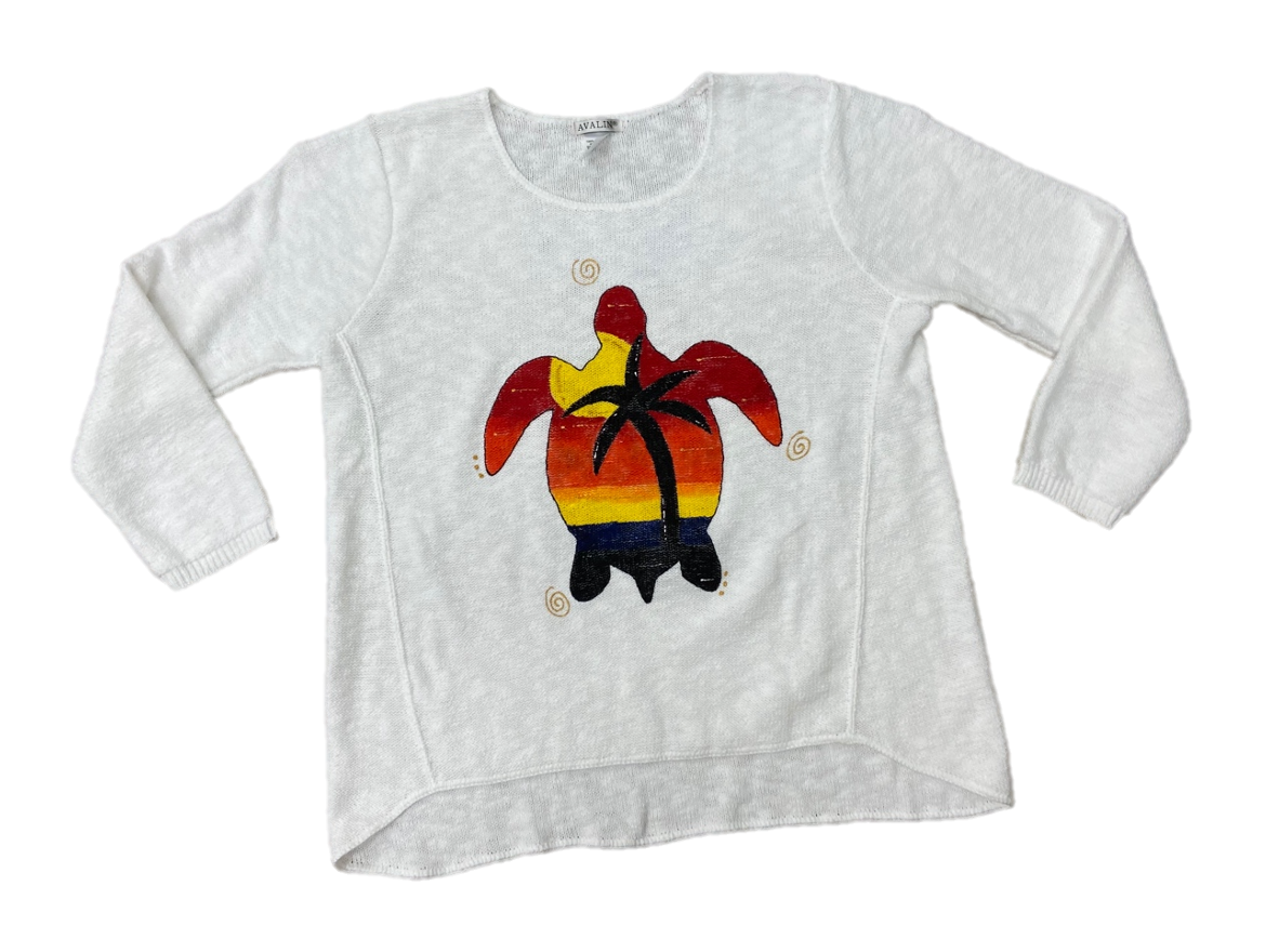 MoMo Sweater - Sunset Turtle