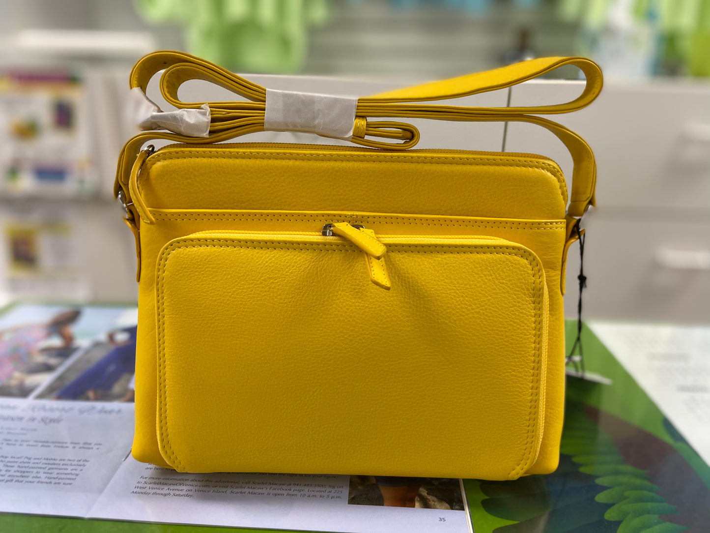 ILI 6333 RFID Leather Organizer Bag