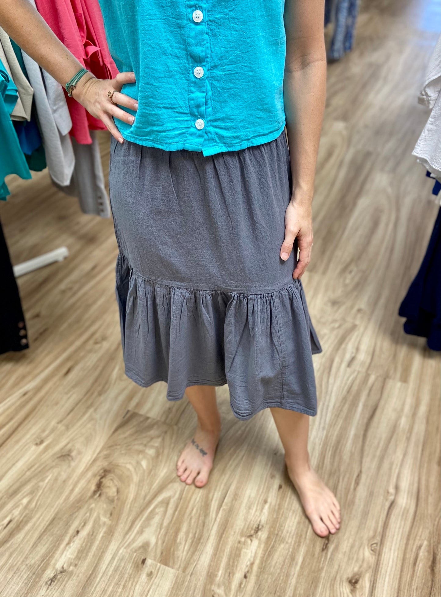 Maya Jones 1689 Tiered Skirt