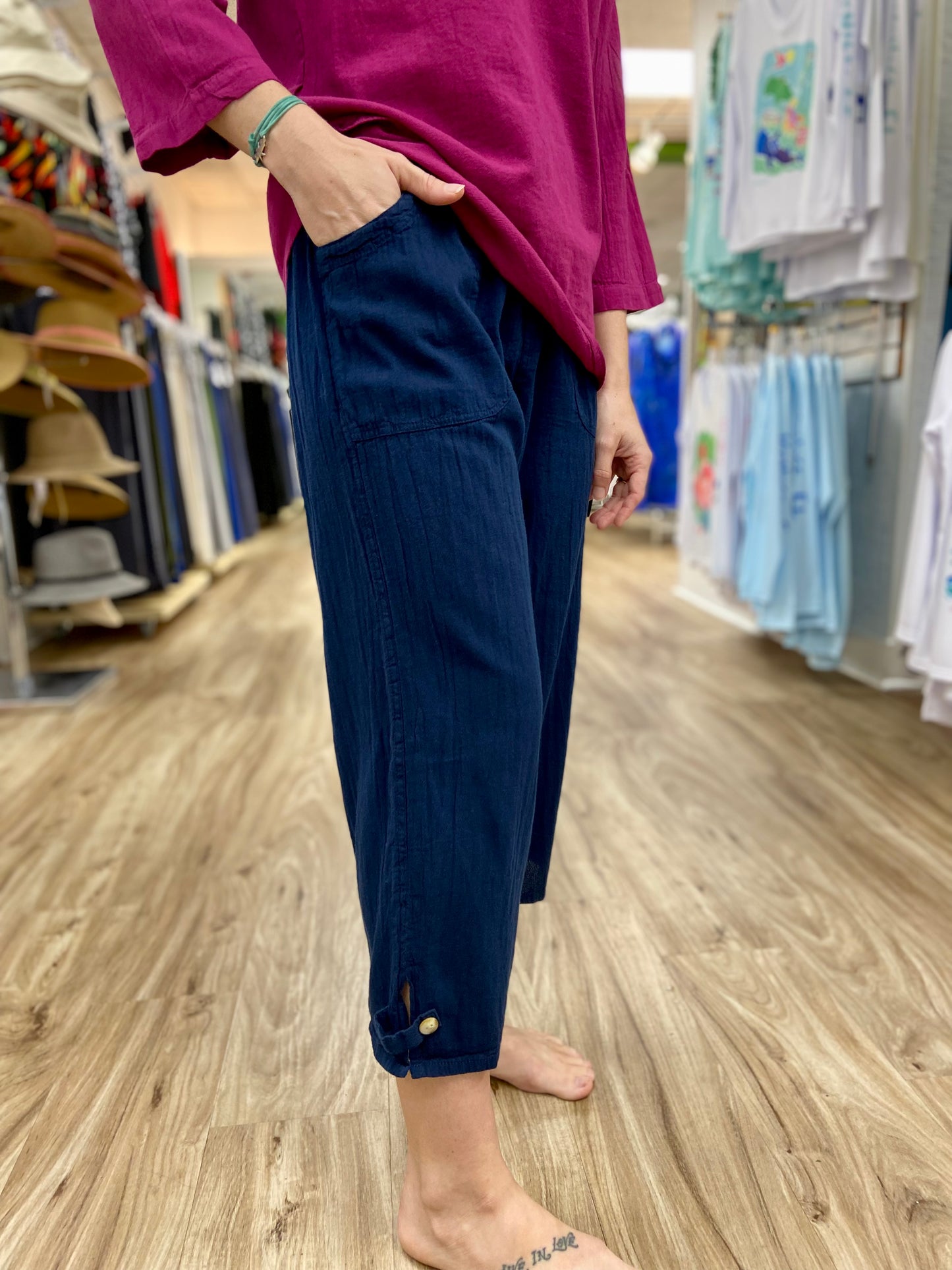 Maya Jones M1423 Cotton Capri