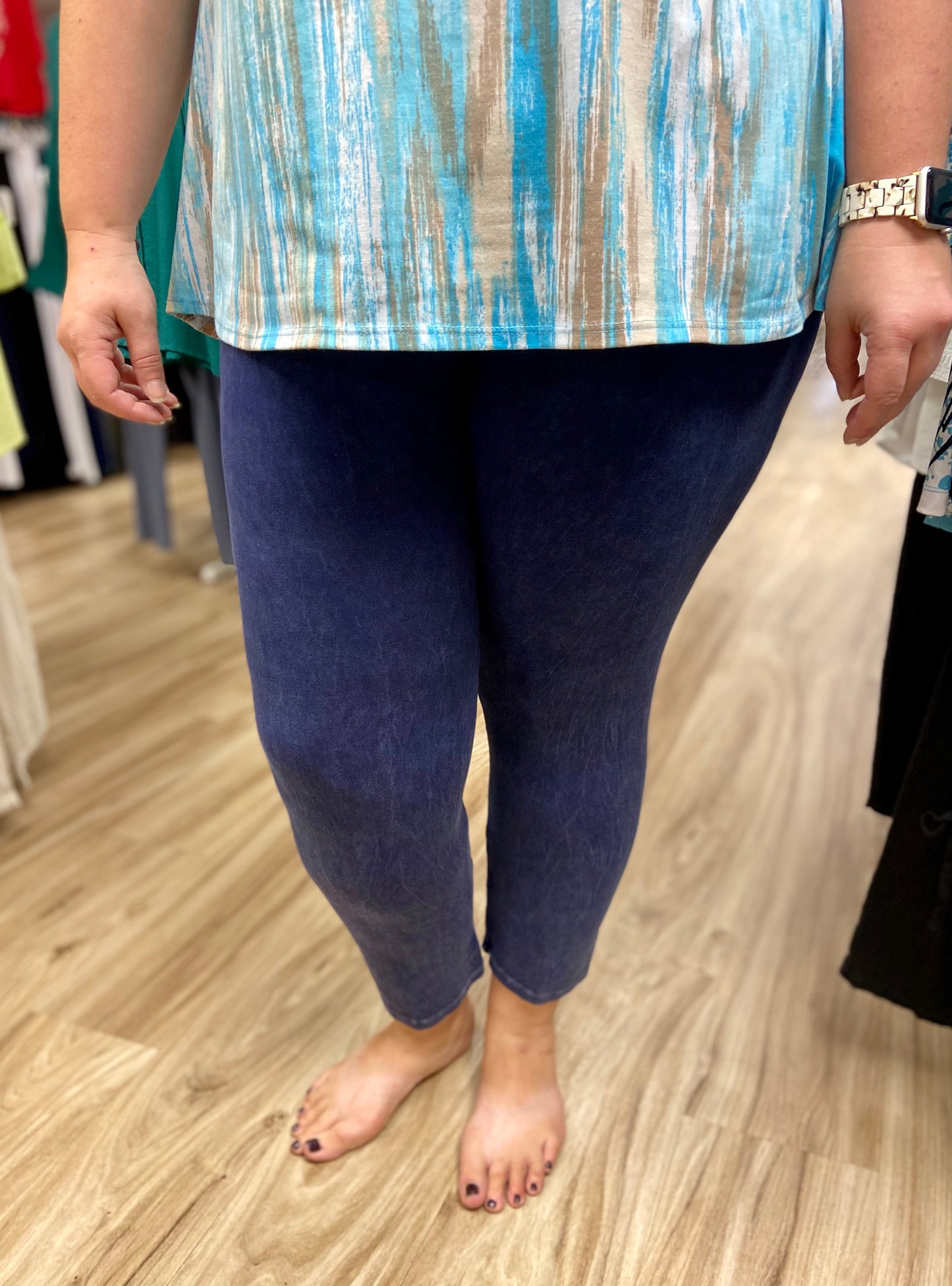 Jess & Jane M37 Cotton Capri Legging