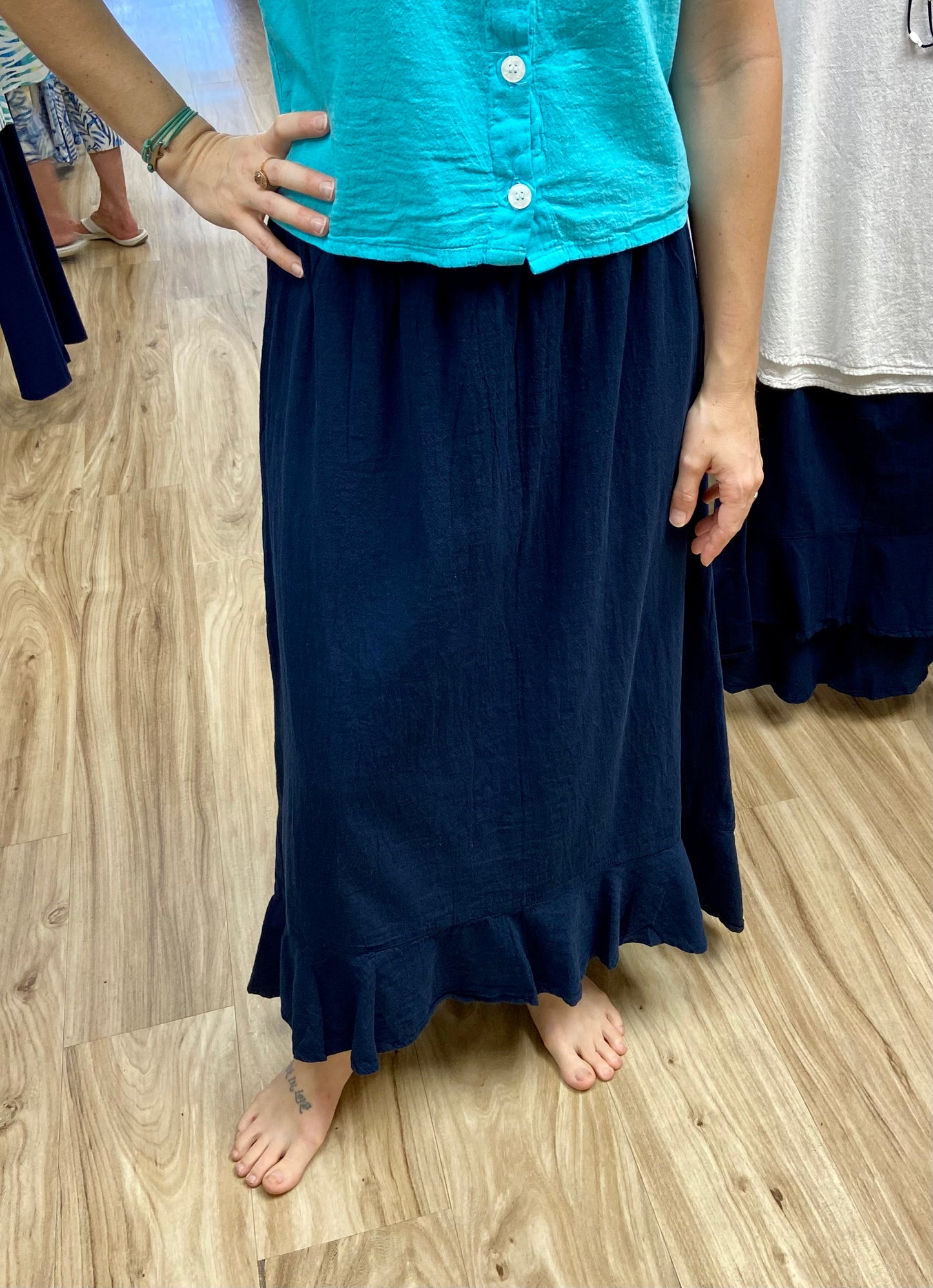 Maya Jones 1561 Ruffle Skirt