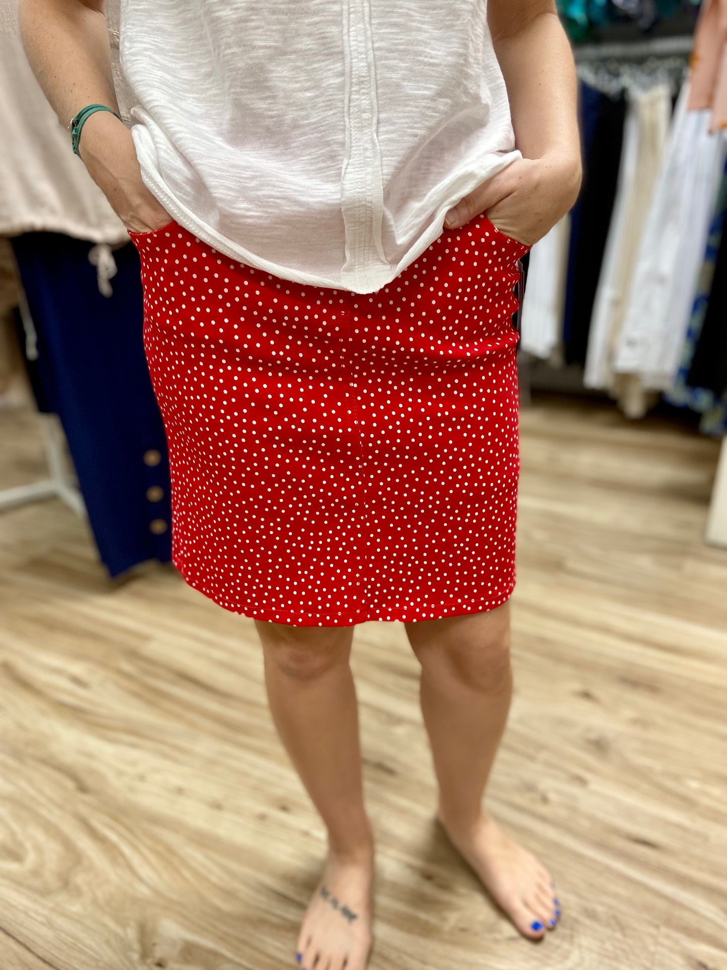 Slimsation M23710 Print Skort