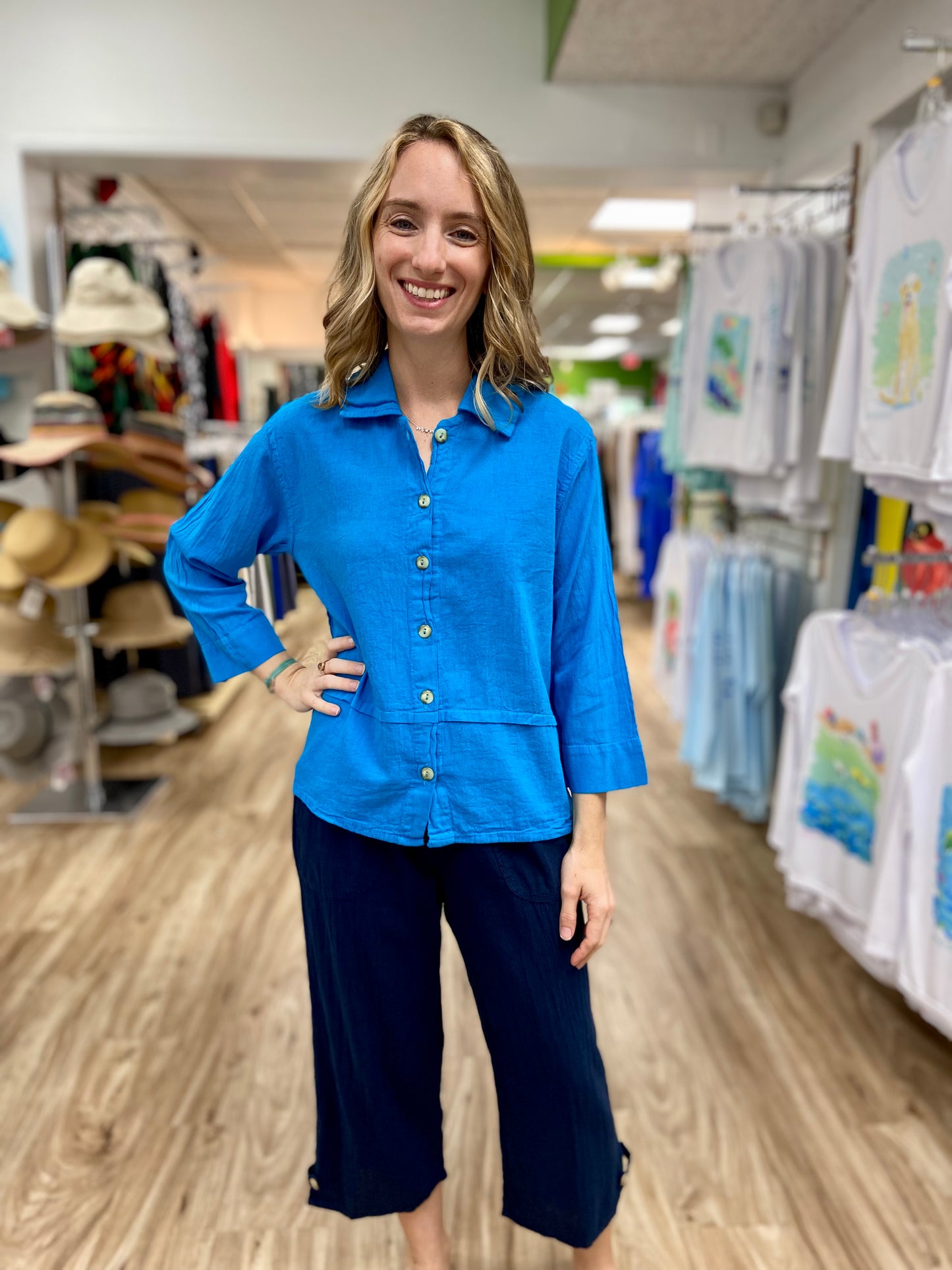 Maya Jones M1423 Cotton Capri