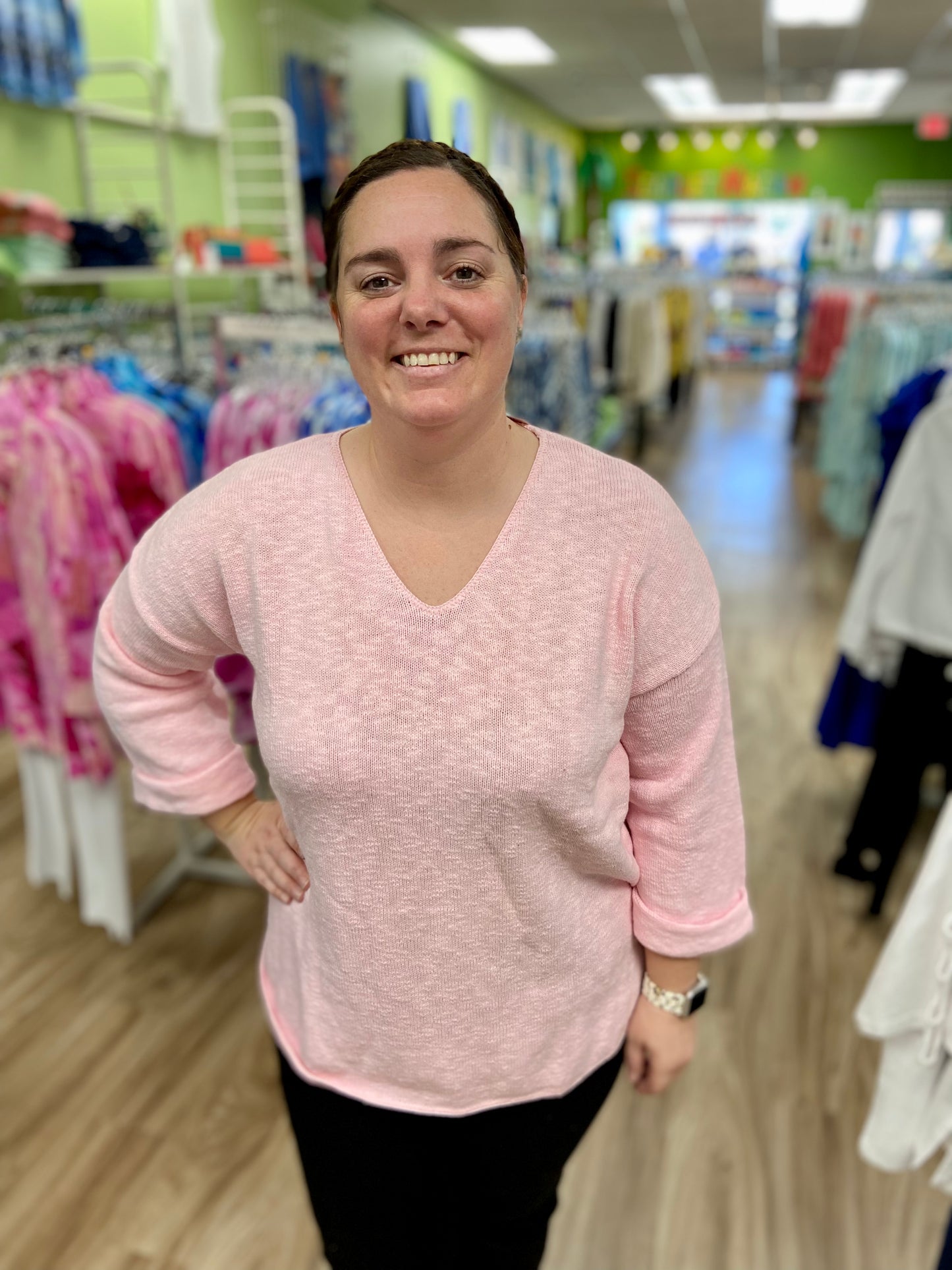 Avalin 9079 Roll Sleeve Sweater