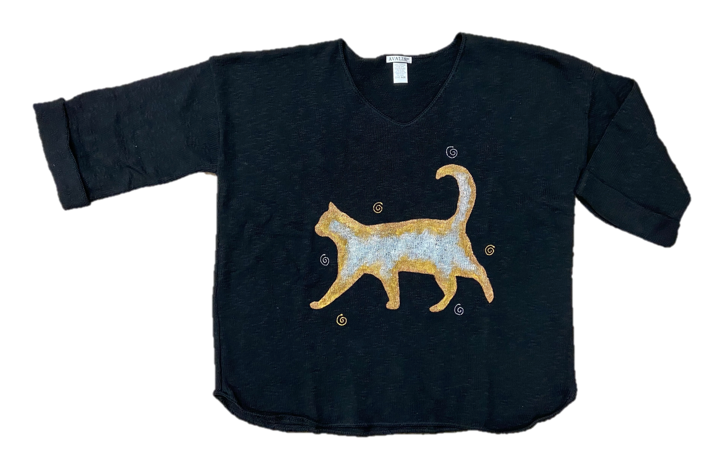 MoMo Sweater - Tie Dye Cat