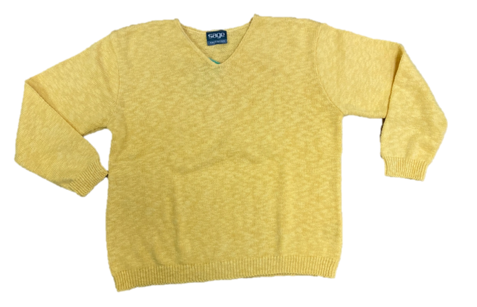 Sage 4100 Crew Neck Crop Sweater