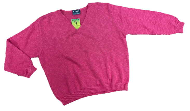 Sage 4100 Crew Neck Crop Sweater