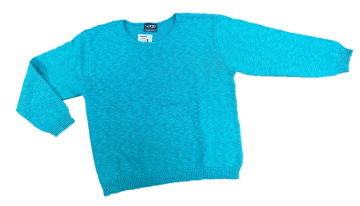 Sage 4100 Crew Neck Crop Sweater