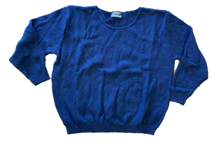 Sage 4100 Crew Neck Crop Sweater