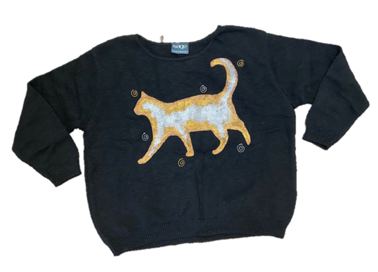 MoMo Sweater - Tie Dye Cat