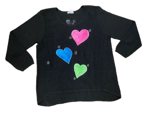 MoMo Sweater - Swirl Hearts