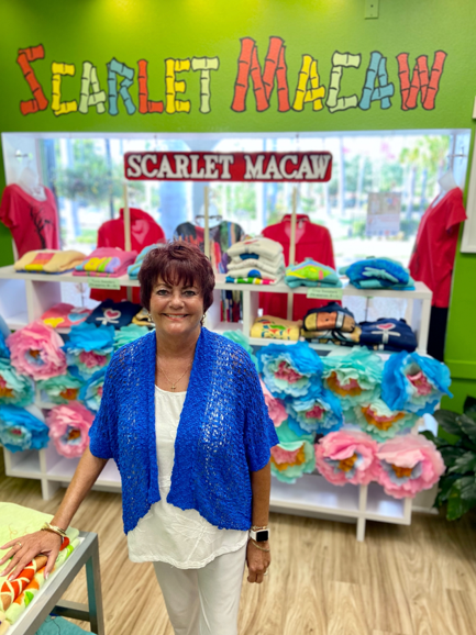 Lost River 2041P One Size Short Sleeve Shrug