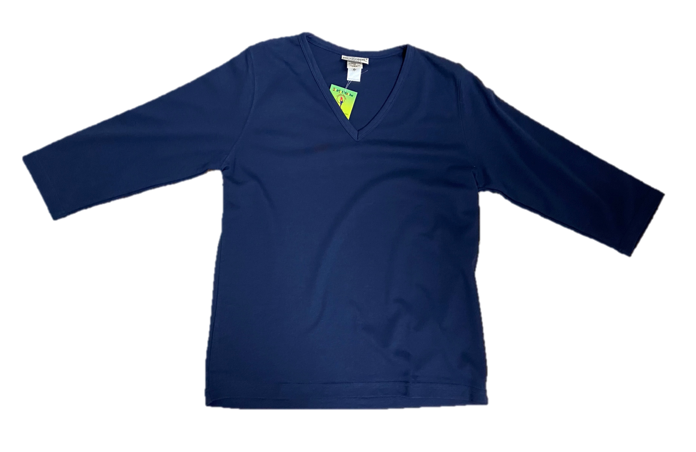 Basic 3/4 Sleeve Tee Top 7007