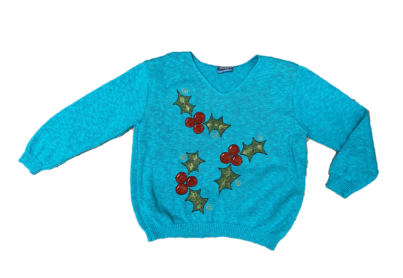 MoMo Sweater - Holly Holiday