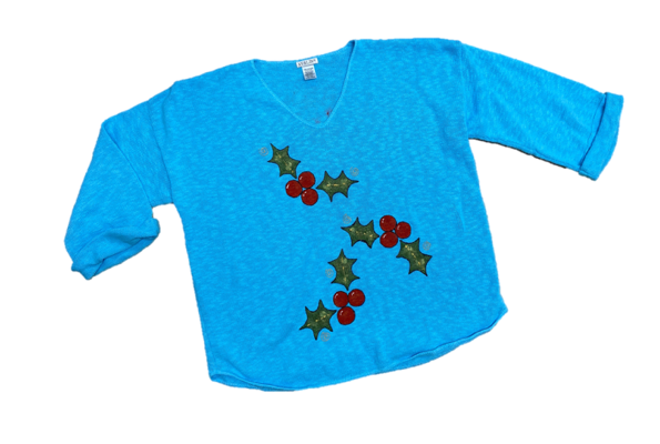 MoMo Sweater - Holly Holiday
