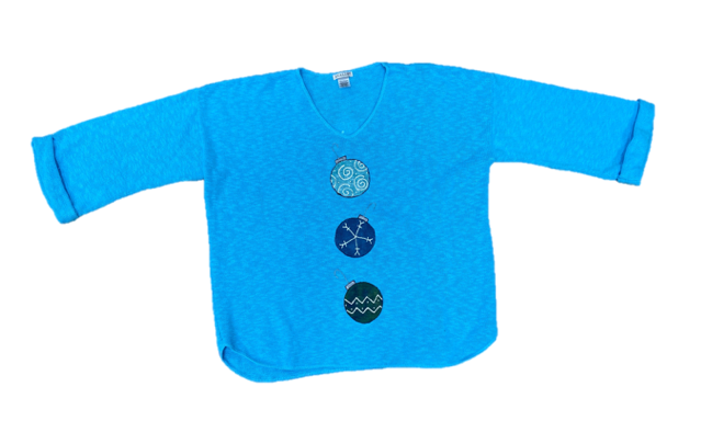 MoMo Sweater - Holiday Ornaments