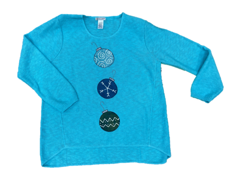 MoMo Sweater - Holiday Ornaments