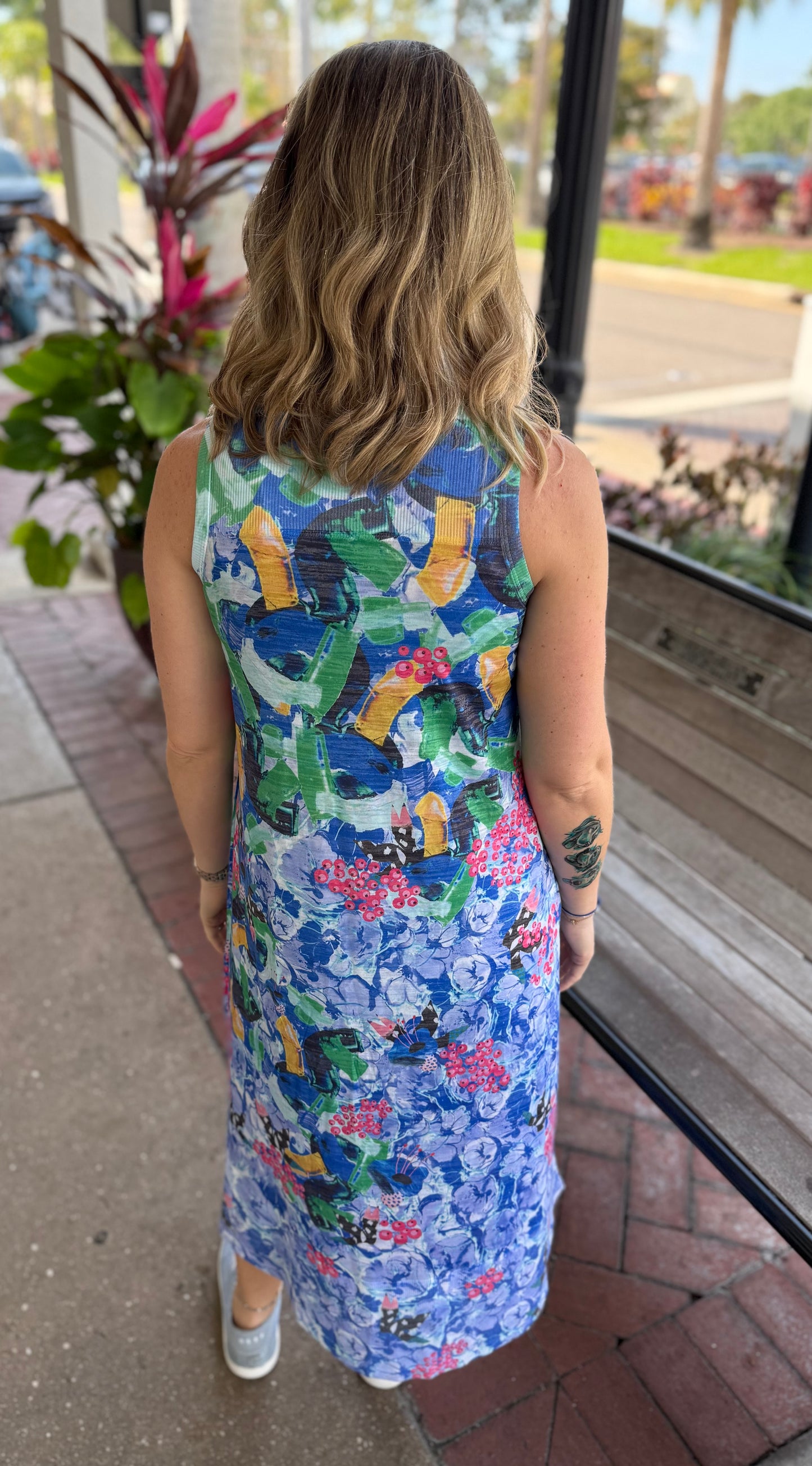 Inoah D550BO Berry Wild Dress