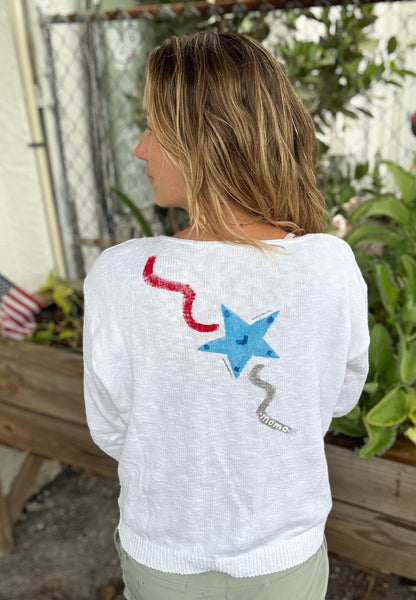 MoMo Sweater - Patriotic Pop