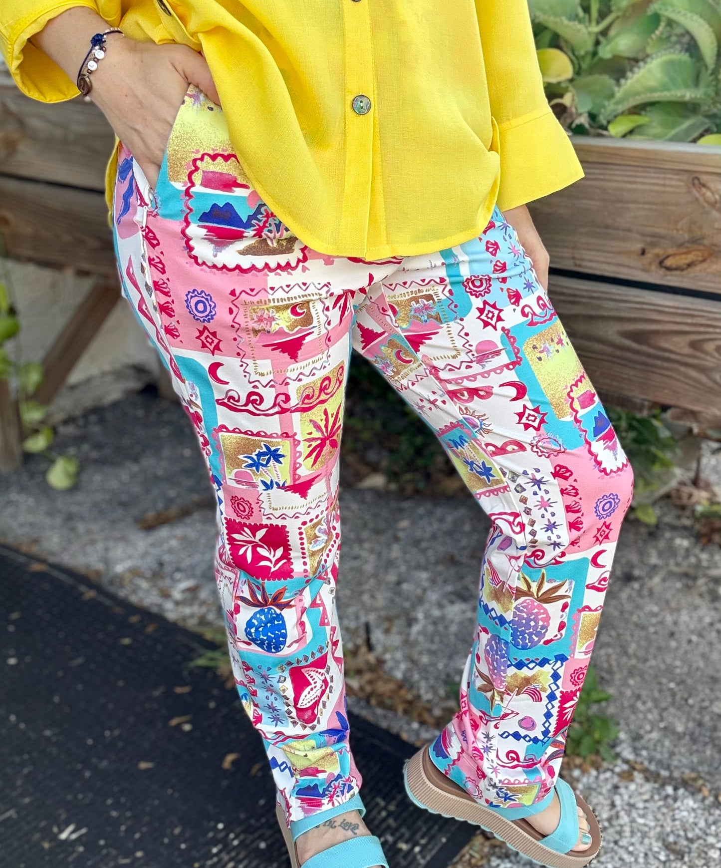 Dear Scarlett Vacation Print Pant