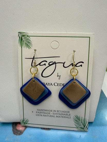 Tagua Minerva Earring