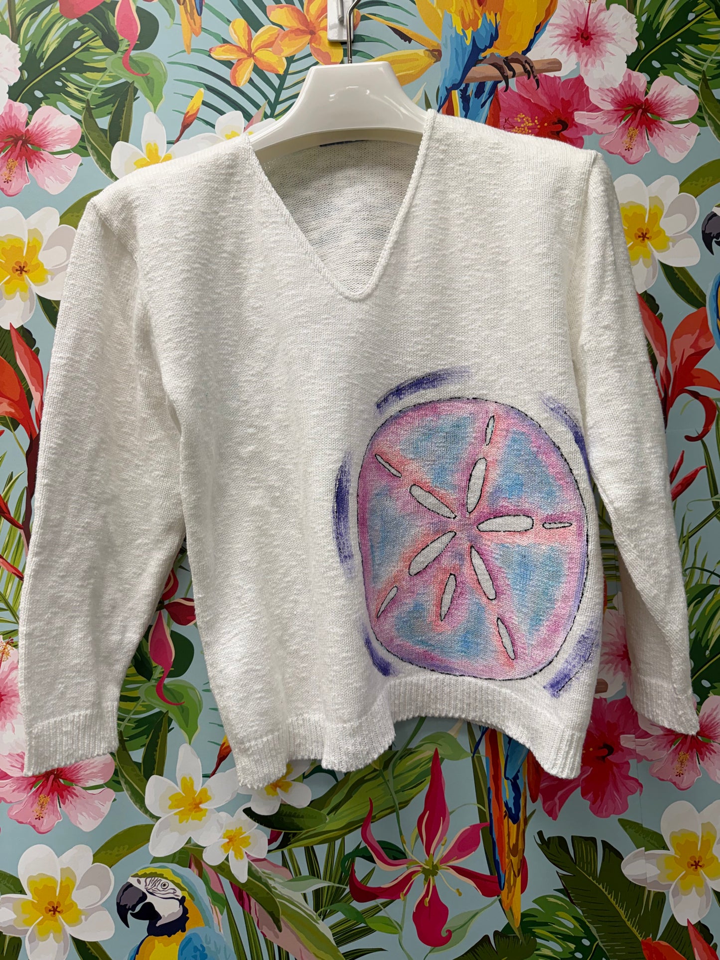 MoMo Sweater - Pastel Sand Dollar
